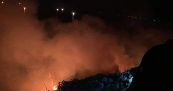 Cháy lớn ở bán đảo Sơn Trà