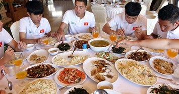 Hé lộ món ăn đặc biệt giúp các tuyển thủ Việt Nam tăng thể lực