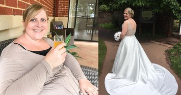 Giảm thành công 25kg trong 6 tháng để mặc vừa váy cưới 
