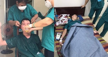 Cận cảnh hình ảnh y bác sĩ kiệt sức giữa tâm dịch COVID-19 Đà Nẵng