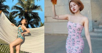 Hotgirl Trâm Anh mặc bikini khoe dáng nóng bỏng