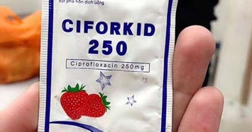 Kháng sinh Ciforkid bao bì thân thiện trẻ em nhưng bên trong là thuốc “độc“?