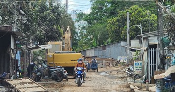 An Giang: Nhà thầu dự án đường liên xã Mỹ Khánh thi công ẩu?