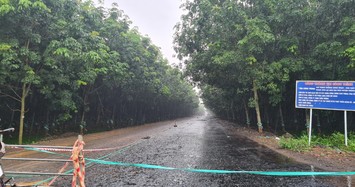 Đường Sông Nhạn - Dầu Giây (Đồng Nai): Trời mưa nhà thầu vẫn thảm nhựa? (bài 1) 