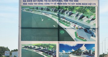 Trà Vinh: Cận cảnh công trình chỉnh trang bờ kè sông Long Toàn