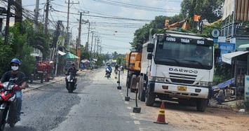 Đồng Nai: Cận cảnh Dự án cải tạo, nâng cấp đường Hùng Vương huyện Nhơn Trạch