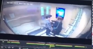 Video: Cô gái bị cưỡng hôn trong thang máy chung cư Gold Palm