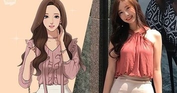 Nữ họa sĩ Hàn gây sốt vì quá xinh đẹp, giống hệt nhân vật truyện tranh