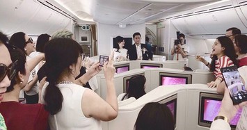 Tổ chức đám cưới trên máy bay, ai “chơi” bằng cặp đôi Hà thành?
