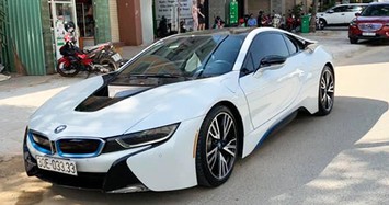 Chiêm ngưỡng BMW i8 biển “tứ quý” giá hơn 4 tỷ ở Hà Nội 