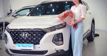 Người đẹp Thanh Trúc “tậu” Hyundai Santa Fe 2019 hơn 1 tỷ đồng