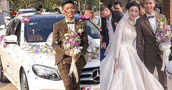 Soi xế hộp Mercedes-Benz tiền tỷ mà tiền vệ Phan Văn Đức dùng rước dâu