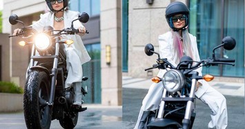 Hoa hậu H'Hen Niê chi hơn 200 triệu mua môtô Honda Rebel