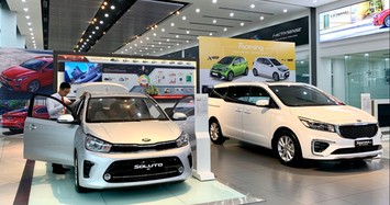 Doanh số ôtô thị trường Việt Nam giảm mạnh trong tháng đầu năm 2022