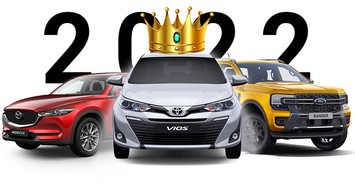 Top 10 ôtô bán chạy nhất ở Việt Nam năm 2022