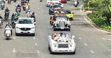 Chi tiết dàn xe rước dâu gần 500 tỷ của thiếu gia ở Hà Nội