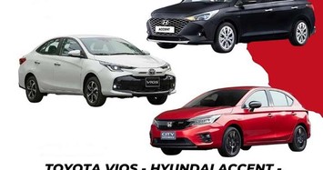 Bộ ba Honda City, Toyota Vios và Hyundai Accent: Xe nào đang rẻ nhất?