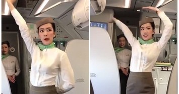 Tiếp viên Bamboo Airways nhảy múa trên chuyến bay đầu tiên