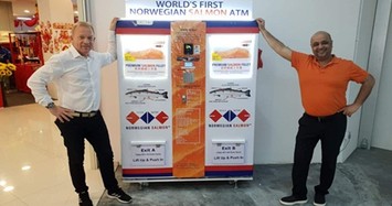 Quy trình hoạt động của ATM cá hồi đầu tiên trên thế giới