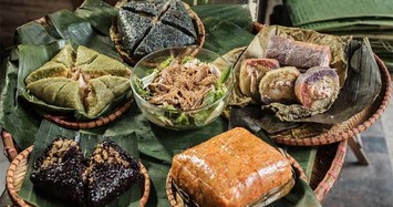 Bánh chưng nhân cá hồi độc lạ có giá tiền trăm thu hút dân nhà giàu
