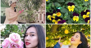 Những sân vườn mướt mát trong biệt thự bạc tỷ của các Hoa hậu Việt
