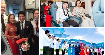 Điểm danh các siêu đám cưới rước dâu bằng máy bay ở Việt Nam