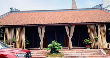 Cận cảnh 'biệt phủ' toàn gỗ quý đẹp như resort của đại gia Bắc Ninh