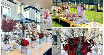 Cận cảnh biệt thự 4.000 m2 ngập hoa tươi của vợ cũ Đan Trường
