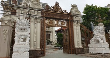Xem lâu đài dát vàng 50 tỷ của đại gia Nam Định