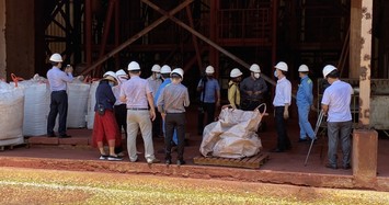 Kiểm tra đột xuất Nhà máy thép tấm lá Phú Mỹ ở Bà Rịa - Vũng Tàu