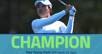 Nữ golfer người Hàn Park Hee Young vô địch ISPS Handa Vic Open