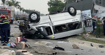 Hiện trường vụ tai nạn thảm khốc khiến 8 người tử vong ở Quảng Nam 