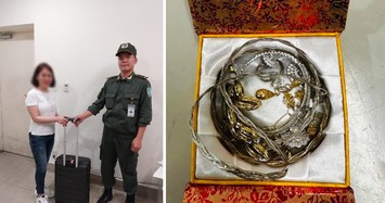 Người phụ nữ để quên vali vàng bạc, kim cương tại sân bay Nội Bài 