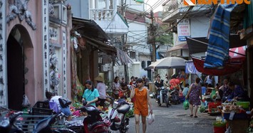 Ngắm cảnh chợ quê độc đáo ở trung tâm Hà Nội