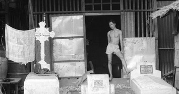 Những bức ảnh đắt giá về khu ổ chuột trong nghĩa địa Sài Gòn xưa