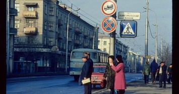 Ảnh màu về thành phố Donetsk bình yên năm 1984