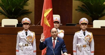 Đoàn đại biểu Quốc hội chúc mừng Chủ tịch nước Nguyễn Xuân Phúc