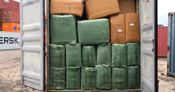 Thùng container chứa 7 tấn hàng giả mạo xuất xứ Việt Nam nhập khẩu tử Trung Quốc