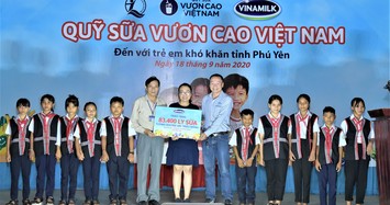 Quỹ sữa vươn cao Việt Nam và Vinamilk chung tay chăm sóc trẻ em Phú Yên 