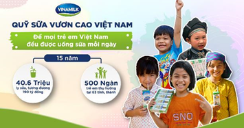 Hành trình năm thứ 15 của quỹ sữa vươn cao Việt Nam khởi động, mang sữa đến cho 21.000 trẻ em