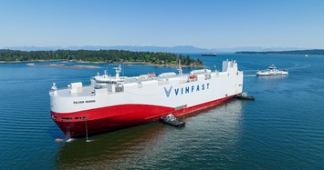 Lô xe VinFast VF 8 đầu tiên cập cảng Canada  