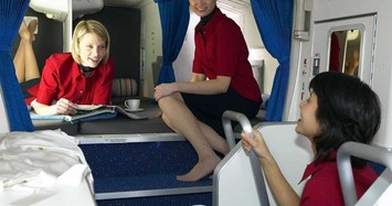 Khám phá phòng ngủ bí mật của phi hành đoàn trên máy bay