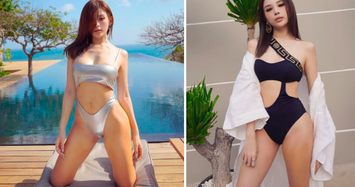 Mốt mặc bikini hở bụng của sao Việt