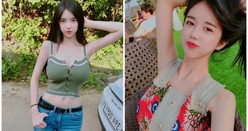 Vòng 1 căng tràn đầy sức sống của hotgirl Hàn Quốc 