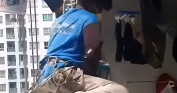 Video: Thực hư thợ sơn suýt mất mạng vì cư dân trong chung cư
