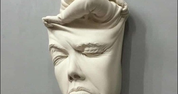 Ngắm loạt tác phẩm iêu khắc mặt người bằng gốm siêu thực 