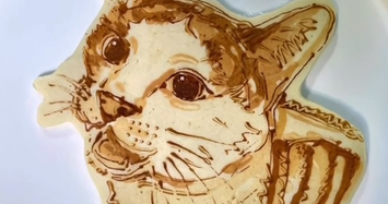 Đầu bếp Nhật tạo hình mèo độc đáo trên bánh pancake chỉ trong 5 phút