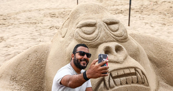 Độc đáo Lễ hội điêu khắc trên cát tại Ai Cập