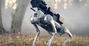Xem chó robot trang bị súng phun lửa đầu tiên trên thế giới