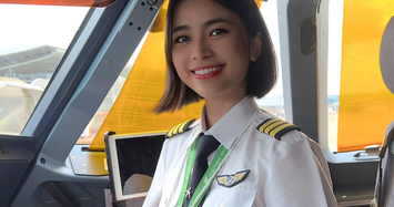 Nhan sắc xinh đẹp của sao nữ Vbiz đầu tiên trở thành phi công